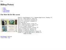 Tablet Screenshot of hilltoppottery.com